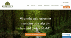 Desktop Screenshot of petersonwealth.com